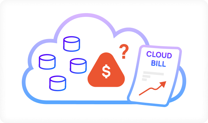 Data stack cost visualization